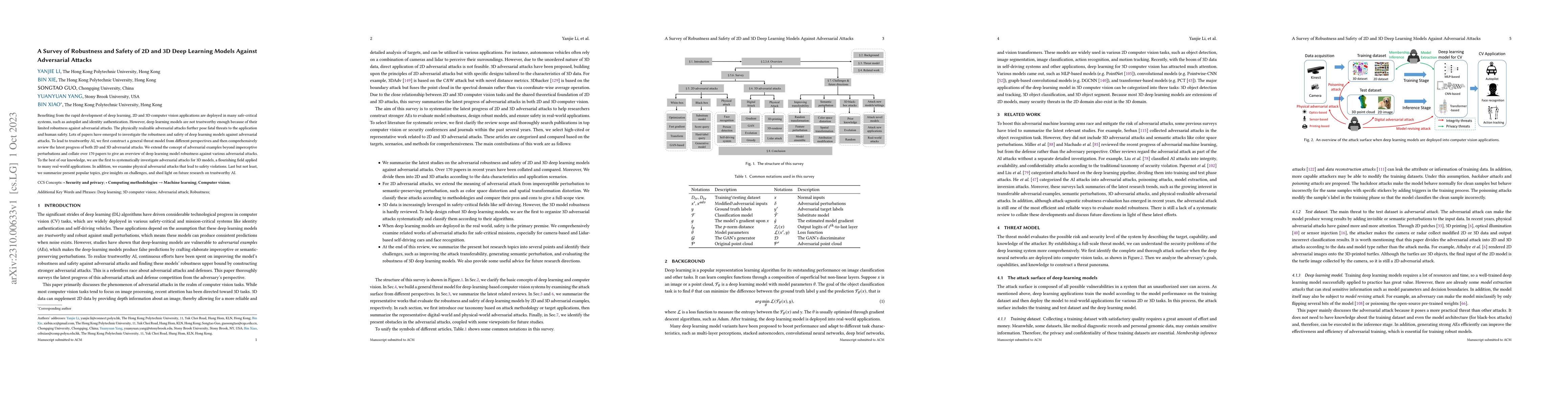 Thumbnail for A Survey of Robustness and Safety of 2D and 3D Deep Learning Models
  Against Adversarial Attacks