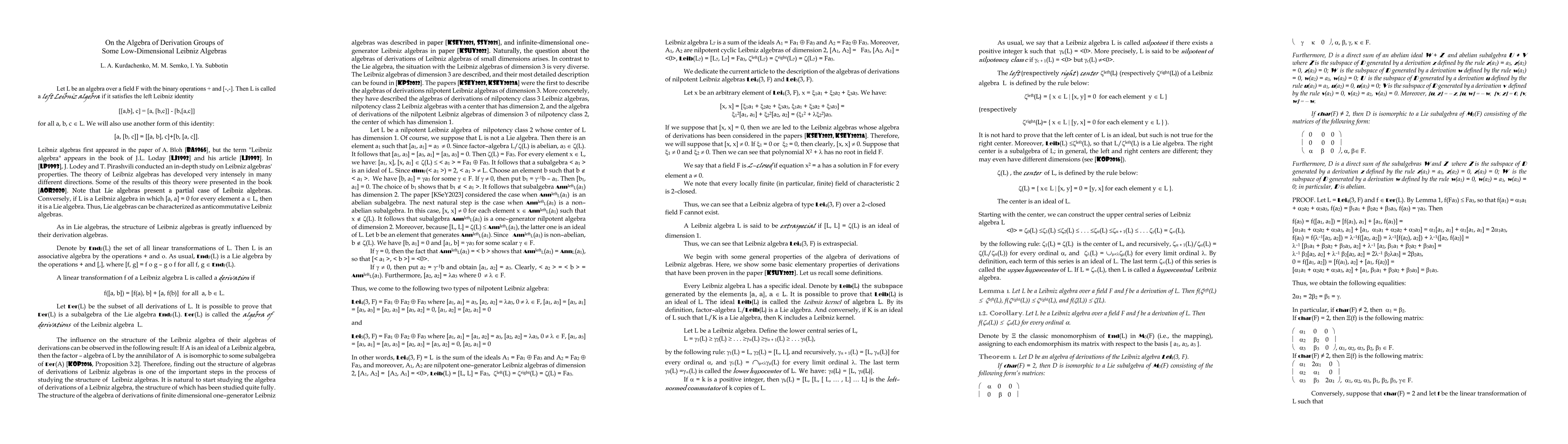 Thumbnail for On the algebra of derivations of some low-dimensional Leibniz algebras