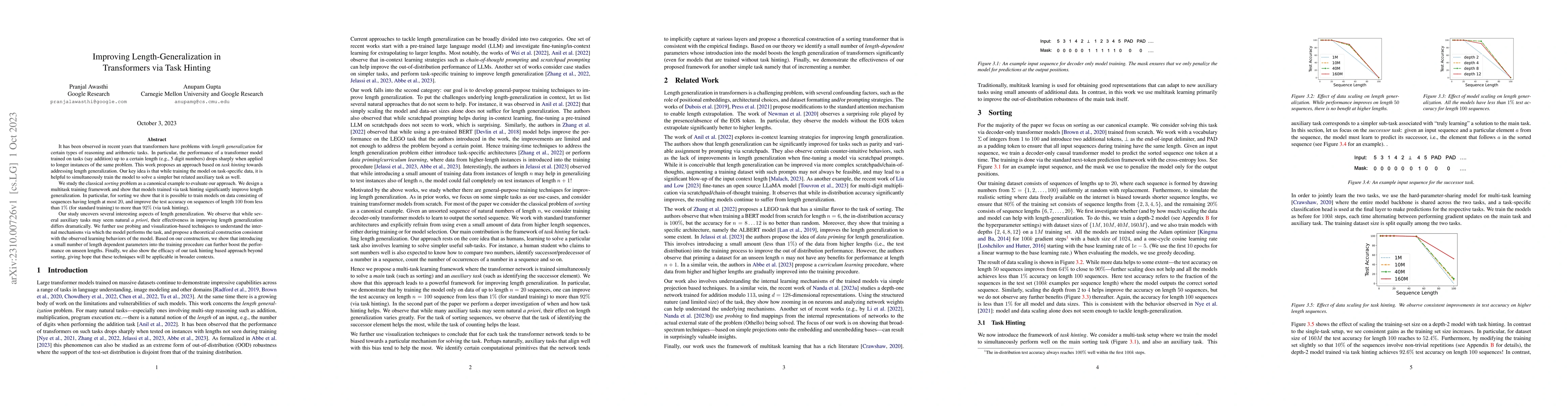 Thumbnail for Improving Length-Generalization in Transformers via Task Hinting