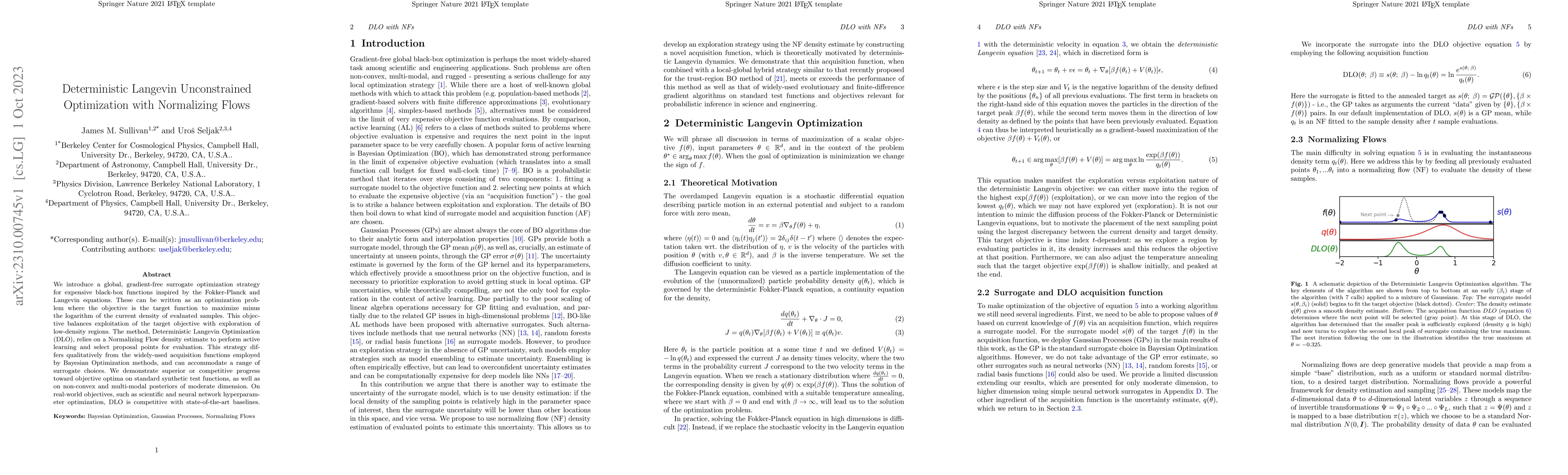 Thumbnail for Deterministic Langevin Unconstrained Optimization with Normalizing Flows