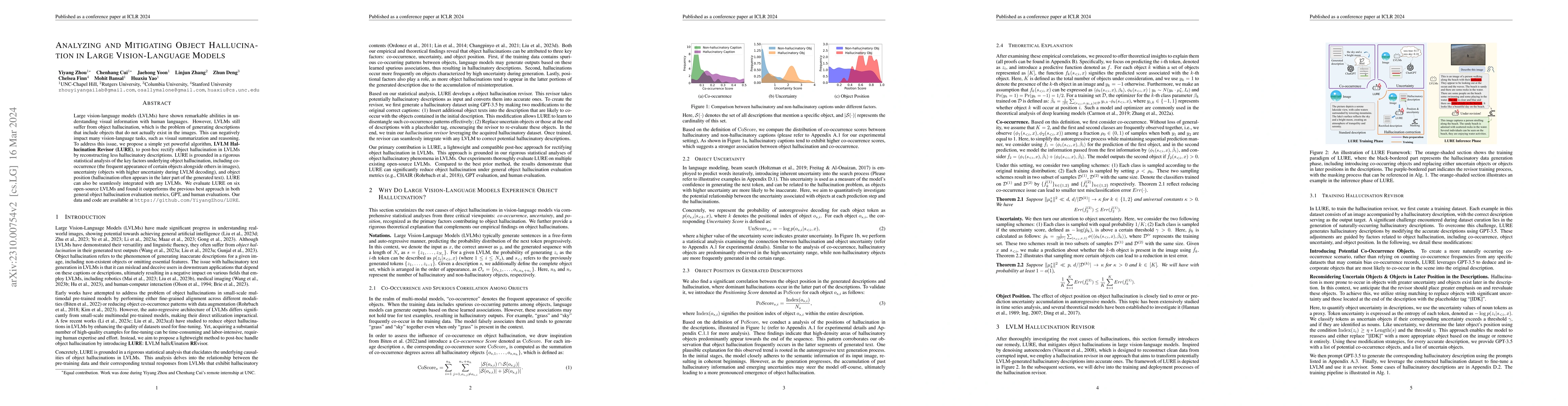 Thumbnail for Analyzing and Mitigating Object Hallucination in Large Vision-Language
  Models
