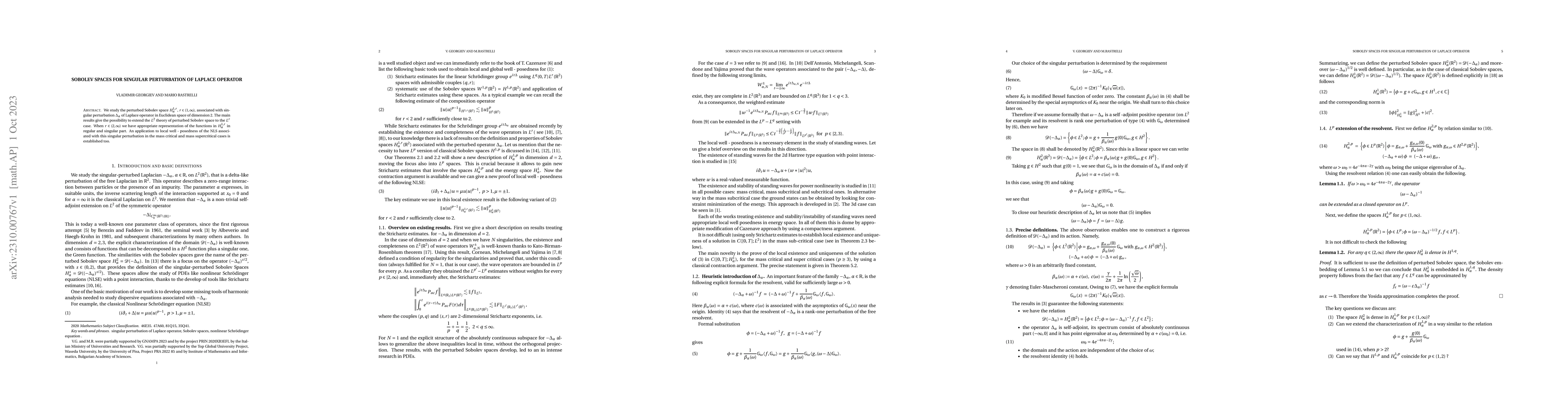 Thumbnail for Sobolev spaces for singular perturbation of Laplace operato