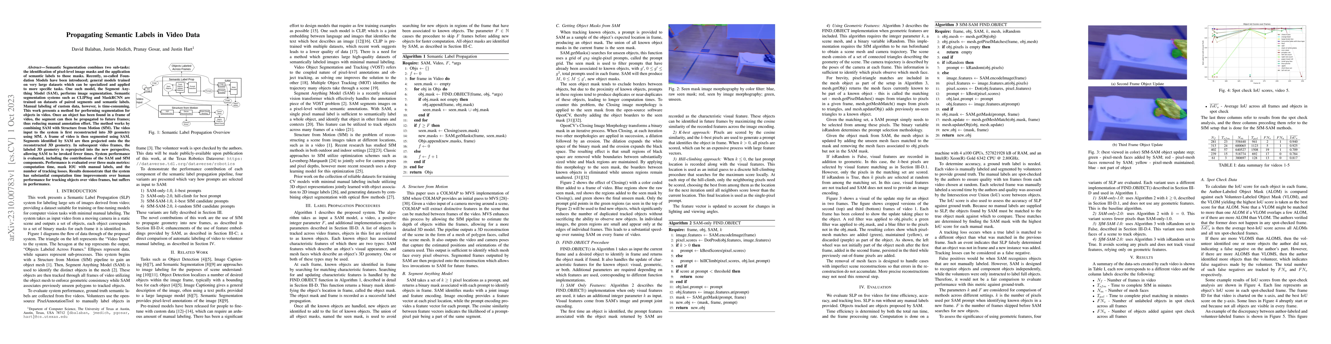 Thumbnail for Propagating Semantic Labels in Video Data
