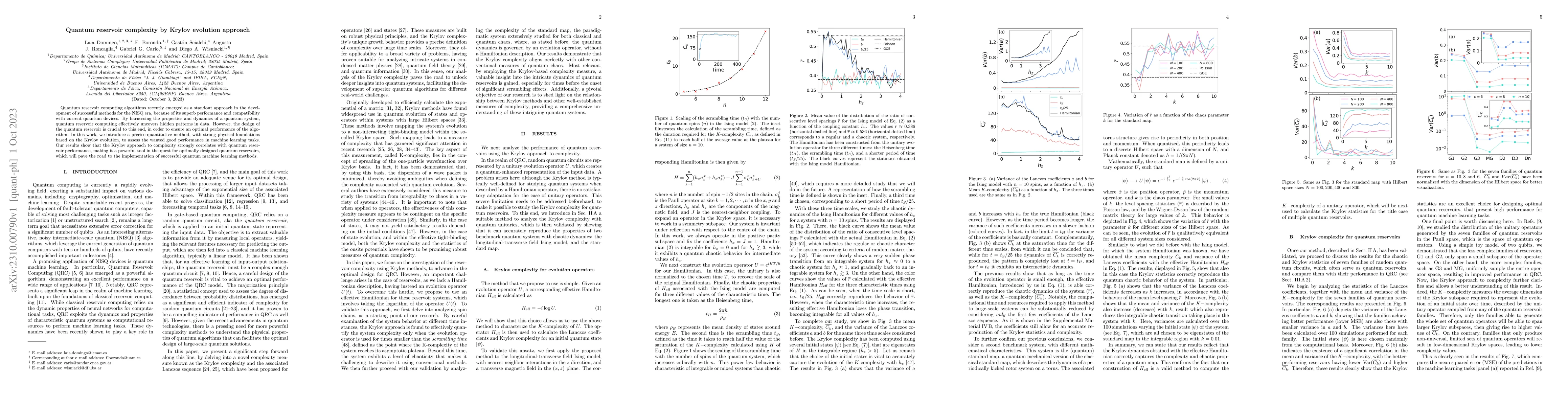 Thumbnail for Quantum reservoir complexity by Krylov evolution approach