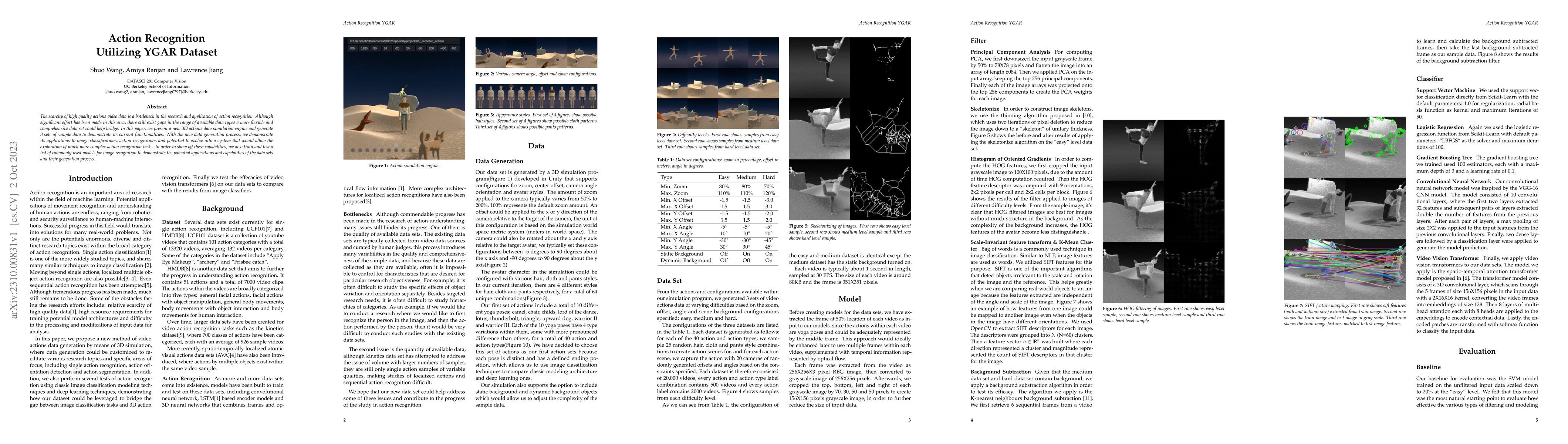 Thumbnail for Action Recognition Utilizing YGAR Dataset