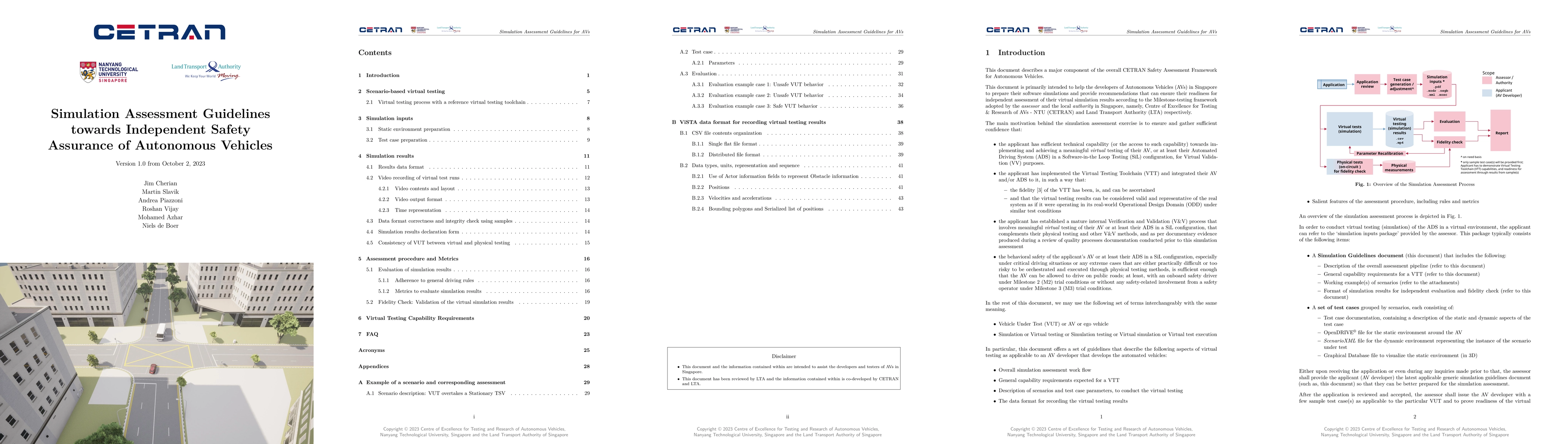 Thumbnail for Simulation Assessment Guidelines towards Independent Safety Assurance of
  Autonomous Vehicles