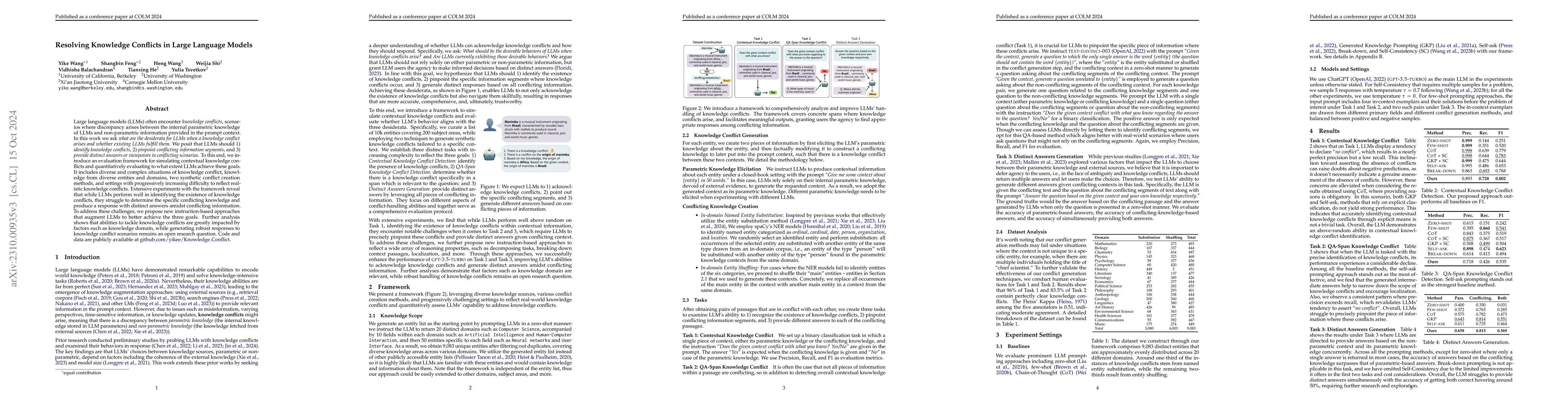 Thumbnail for Resolving Knowledge Conflicts in Large Language Models