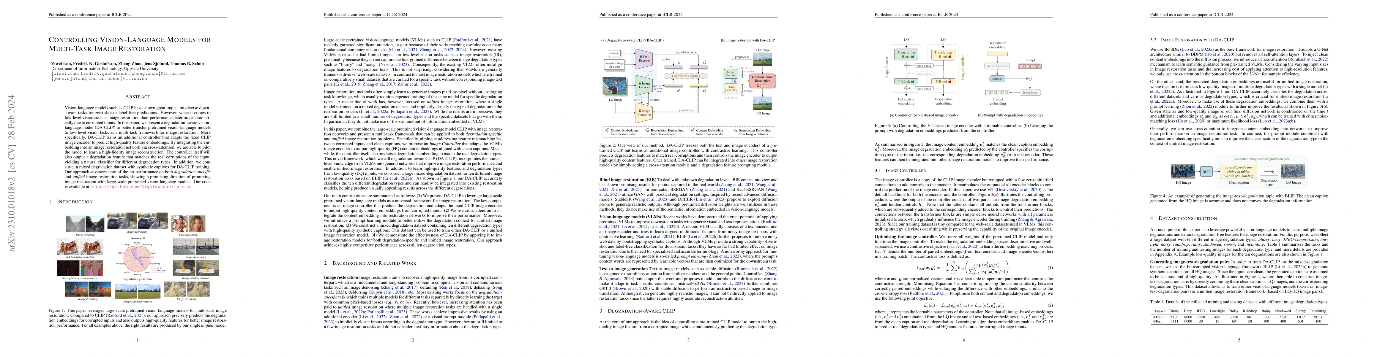 Thumbnail for Controlling Vision-Language Models for Multi-Task Image Restoration
