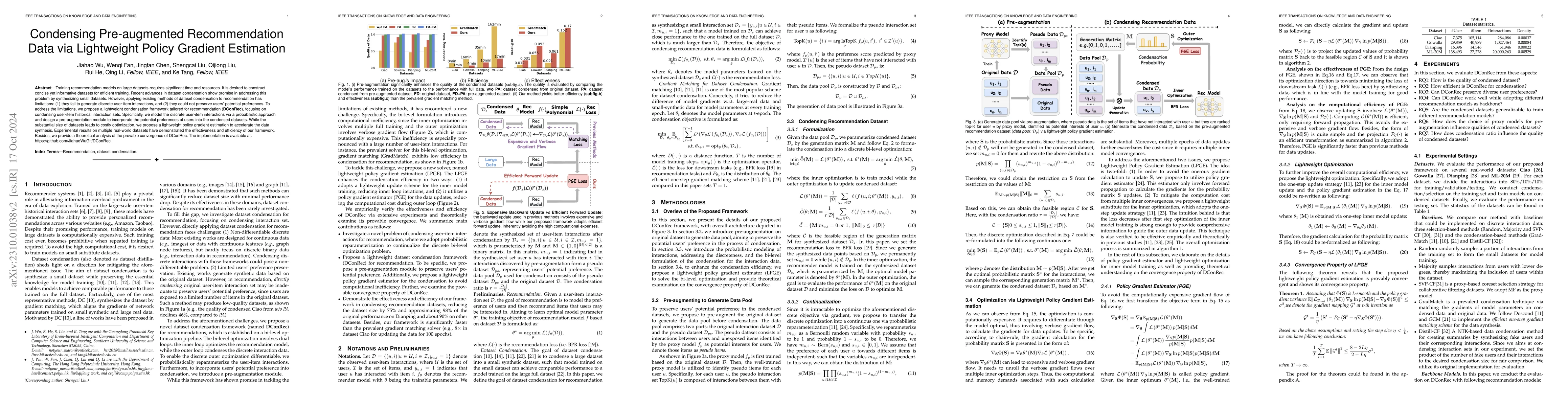 Thumbnail for Dataset Condensation for Recommendation