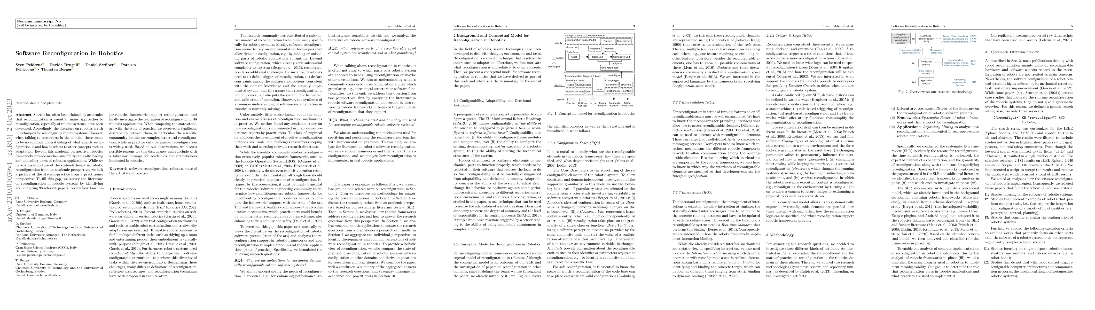 Thumbnail for Software Reconfiguration in Robotics