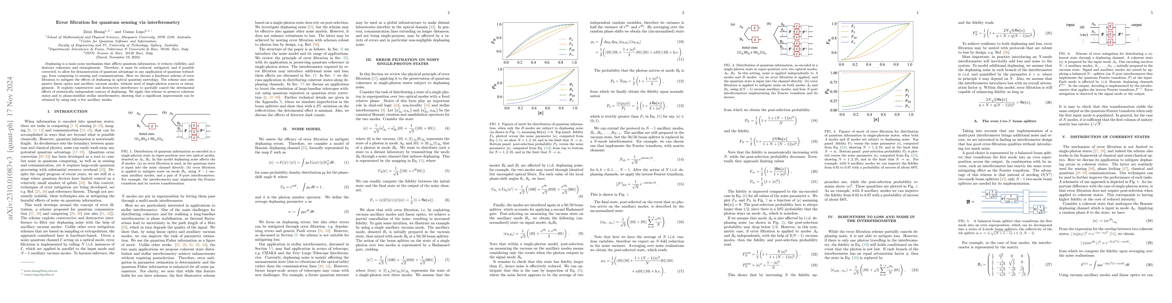 Thumbnail for Error reduction for quantum sensing via interferometry