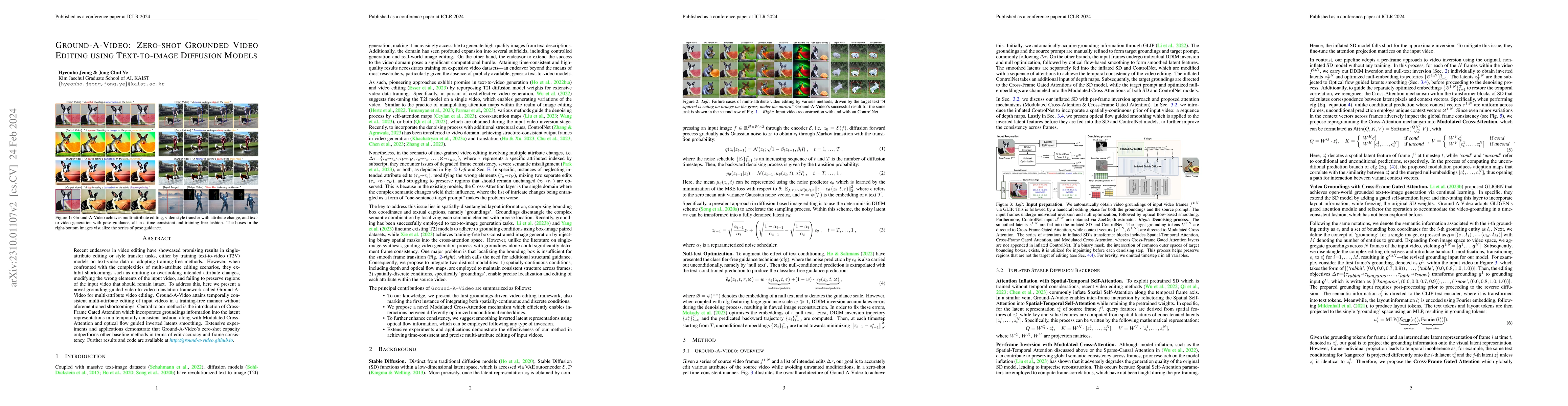 Thumbnail for Ground-A-Video: Zero-shot Grounded Video Editing using Text-to-image
  Diffusion Models