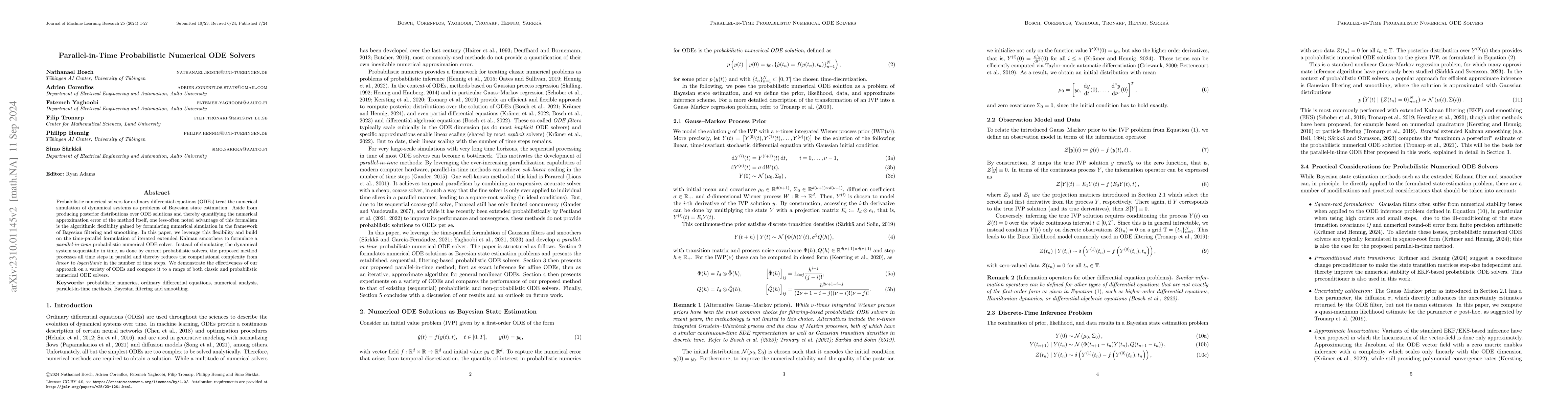 Thumbnail for Parallel-in-Time Probabilistic Numerical ODE Solvers