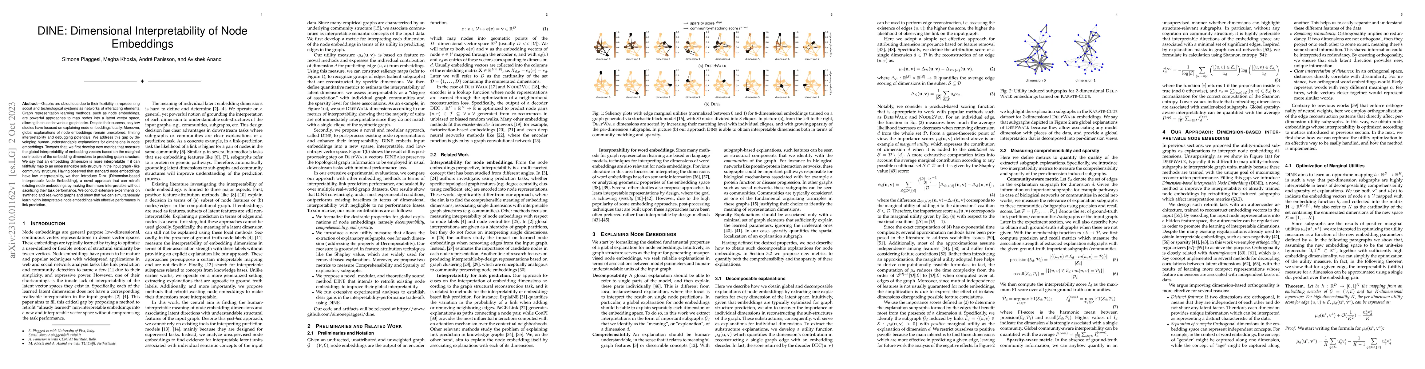 Thumbnail for DINE: Dimensional Interpretability of Node Embeddings