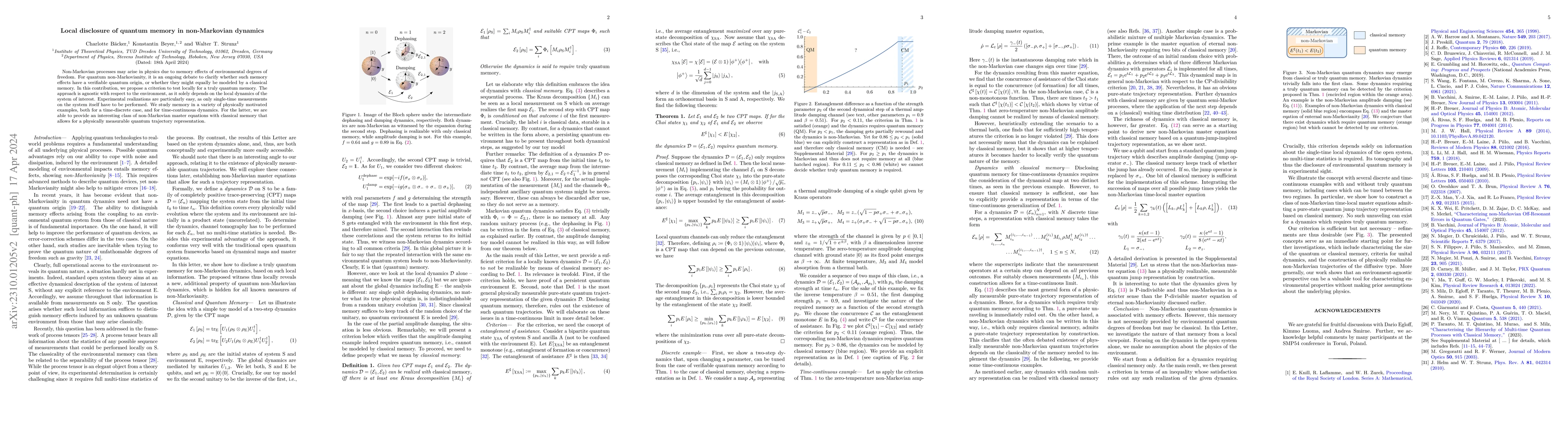 Thumbnail for Local disclosure of quantum memory in non-Markovian dynamics
