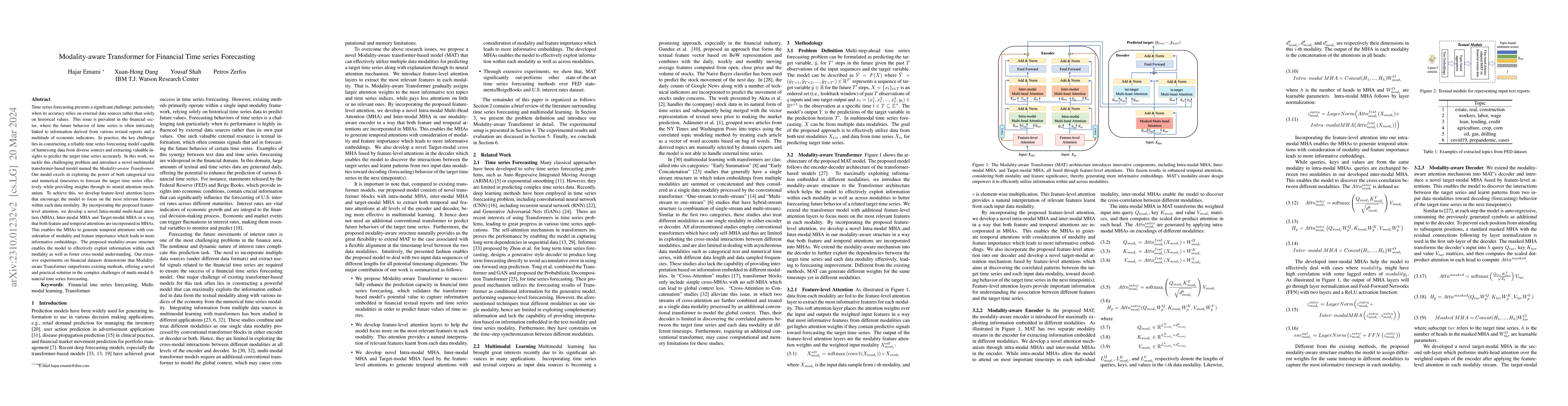 Thumbnail for Modality-aware Transformer for Financial Time series Forecasting