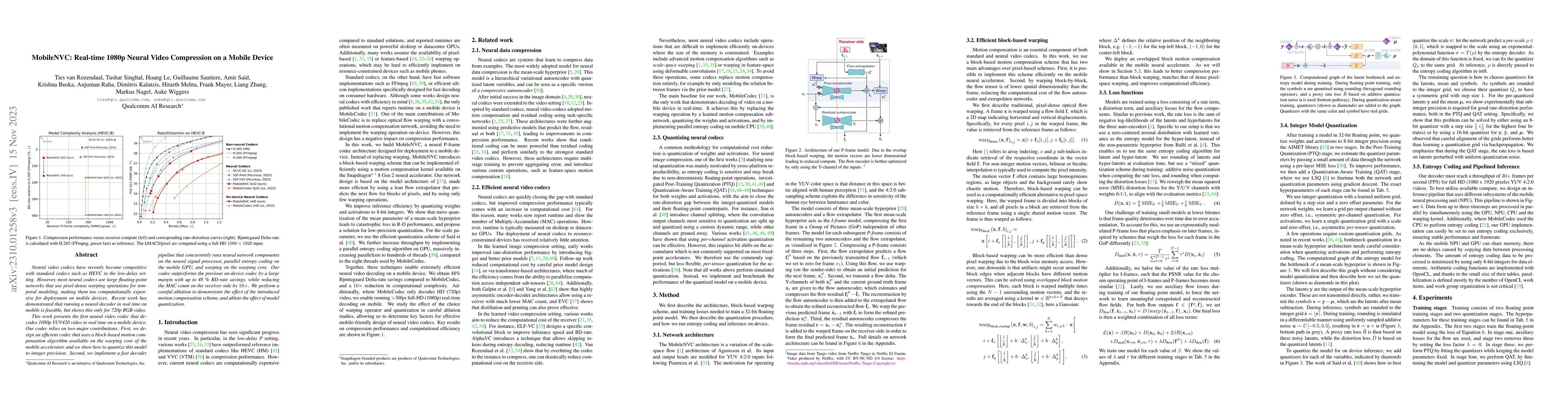 Thumbnail for MobileNVC: Real-time 1080p Neural Video Compression on a Mobile Device
