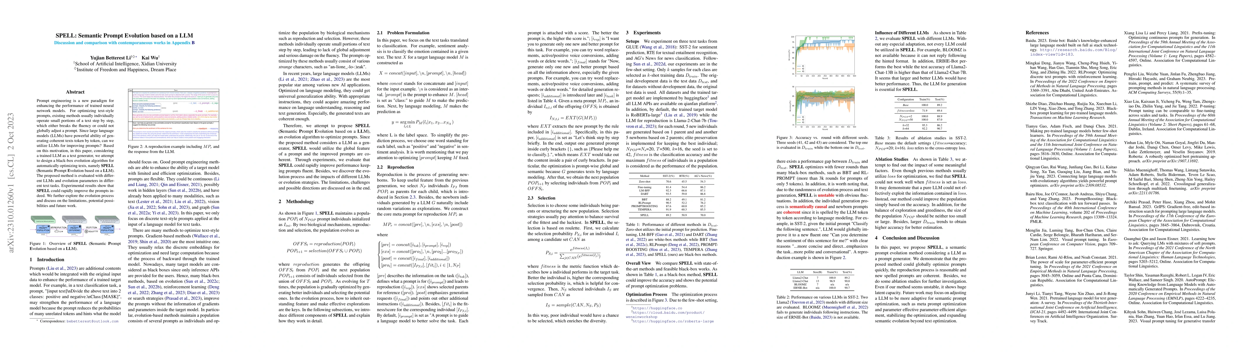 Thumbnail for SPELL: Semantic Prompt Evolution based on a LLM