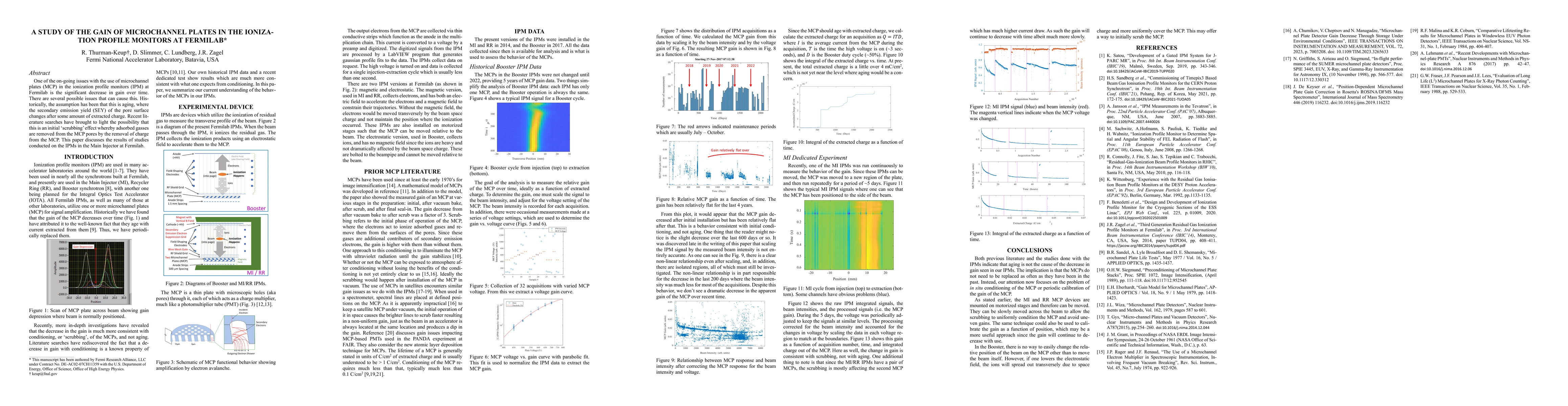 Thumbnail for A Study of the Gain of Microchannel Plates in the Ionization Profile
  Monitors at Fermilab