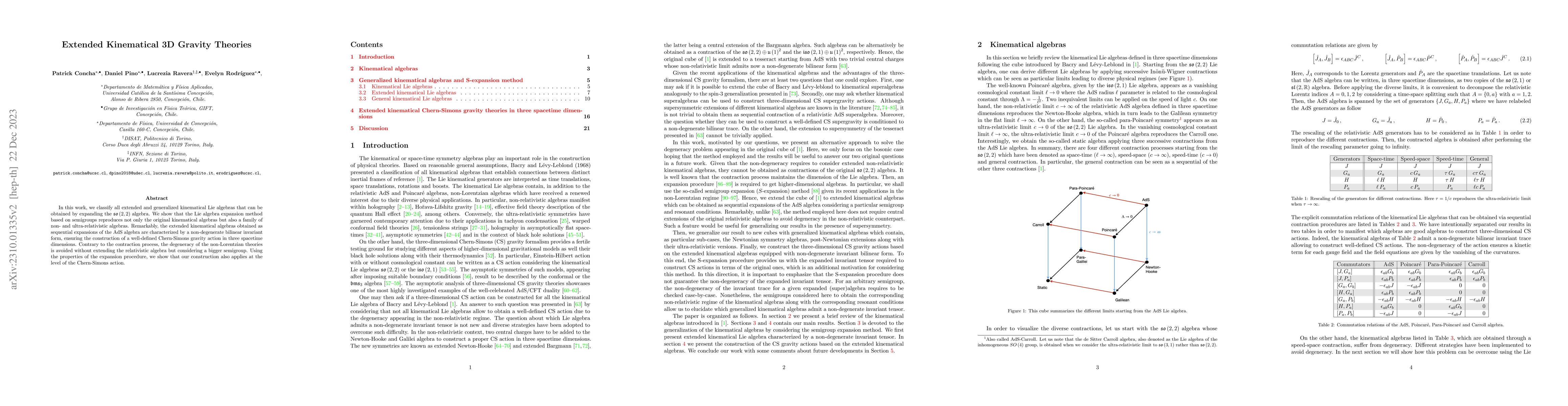 Thumbnail for Extended Kinematical 3D Gravity Theories