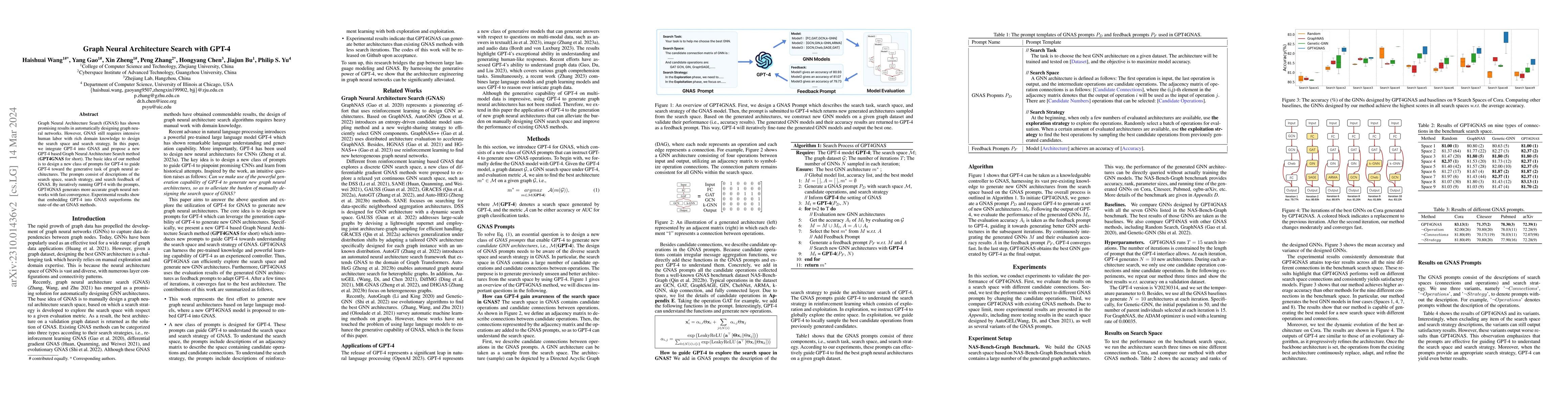 Thumbnail for Graph Neural Architecture Search with GPT-4