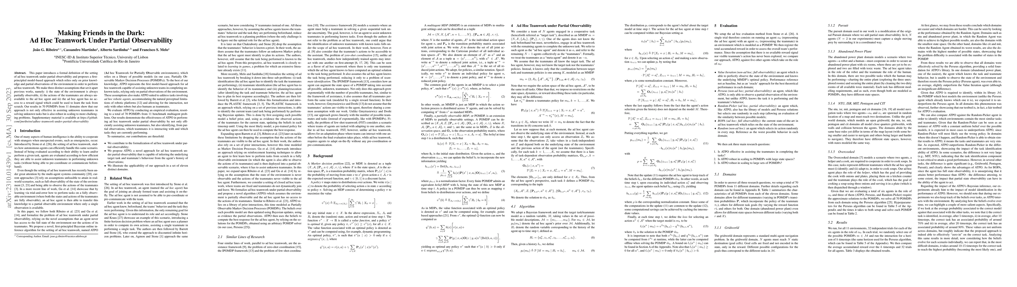 Thumbnail for Making Friends in the Dark: Ad Hoc Teamwork Under Partial Observability