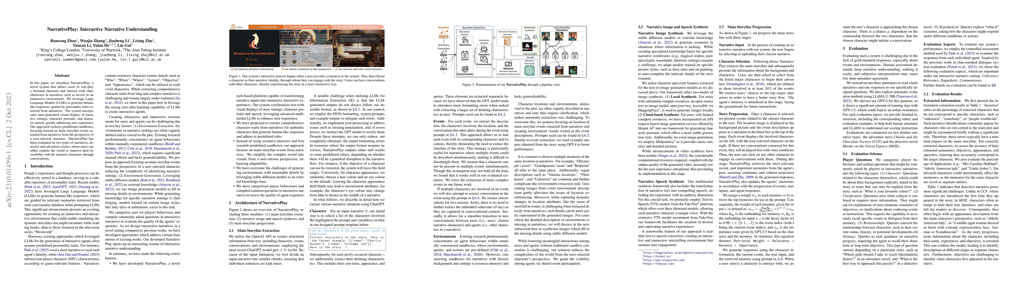Thumbnail for NarrativePlay: Interactive Narrative Understanding