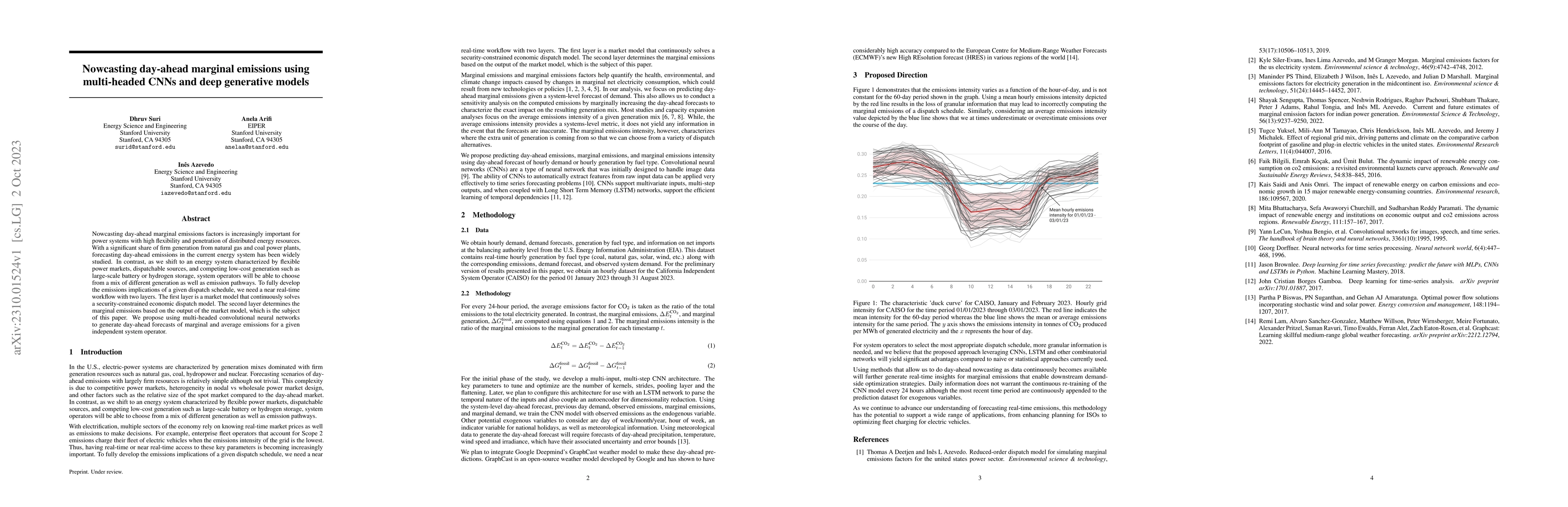 Thumbnail for Nowcasting day-ahead marginal emissions using multi-headed CNNs and deep
  generative models
