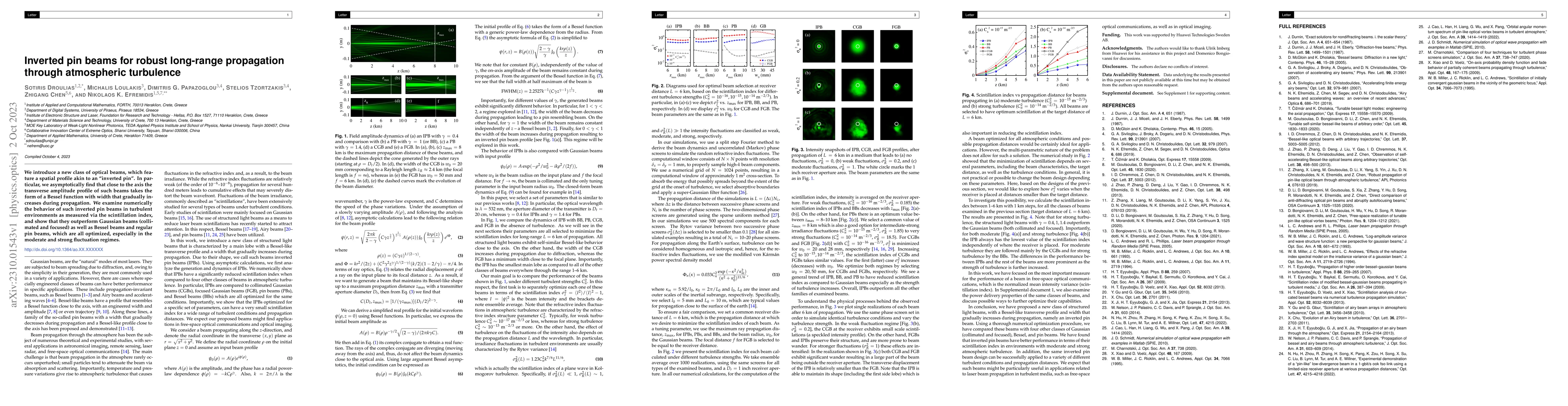 Thumbnail for Inverted pin beams for robust long-range propagation through atmospheric
  turbulence