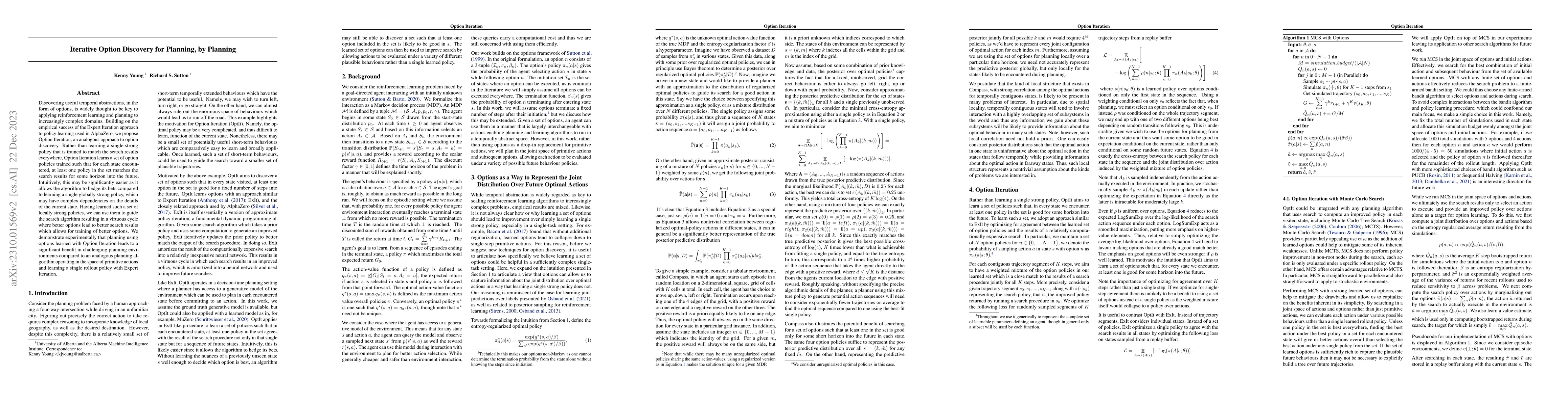 Thumbnail for Iterative Option Discovery for Planning, by Planning