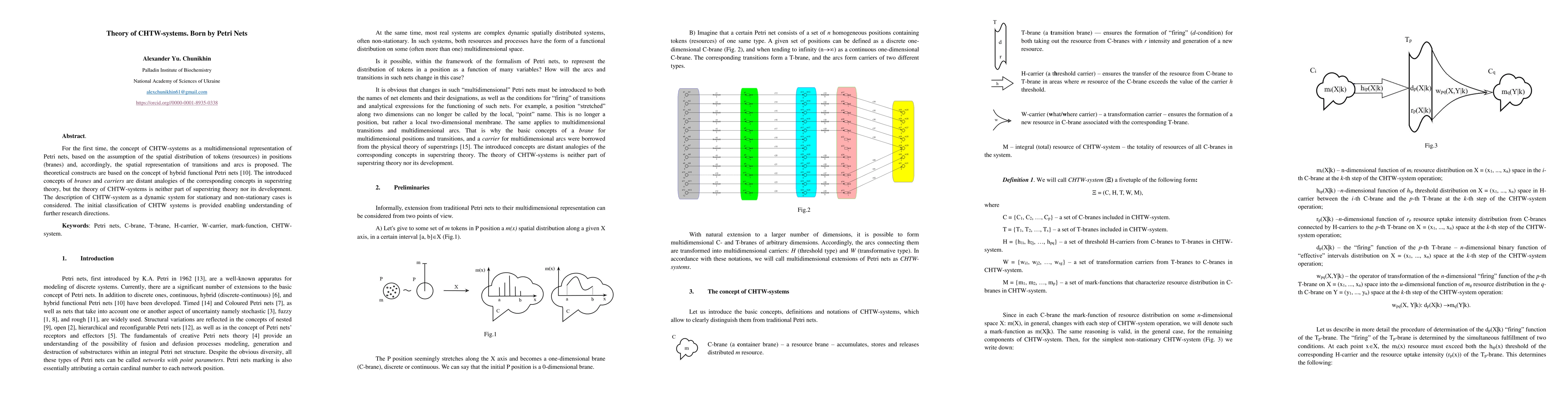 Thumbnail for Theory of CHTW-systems. Born by Petri Nets