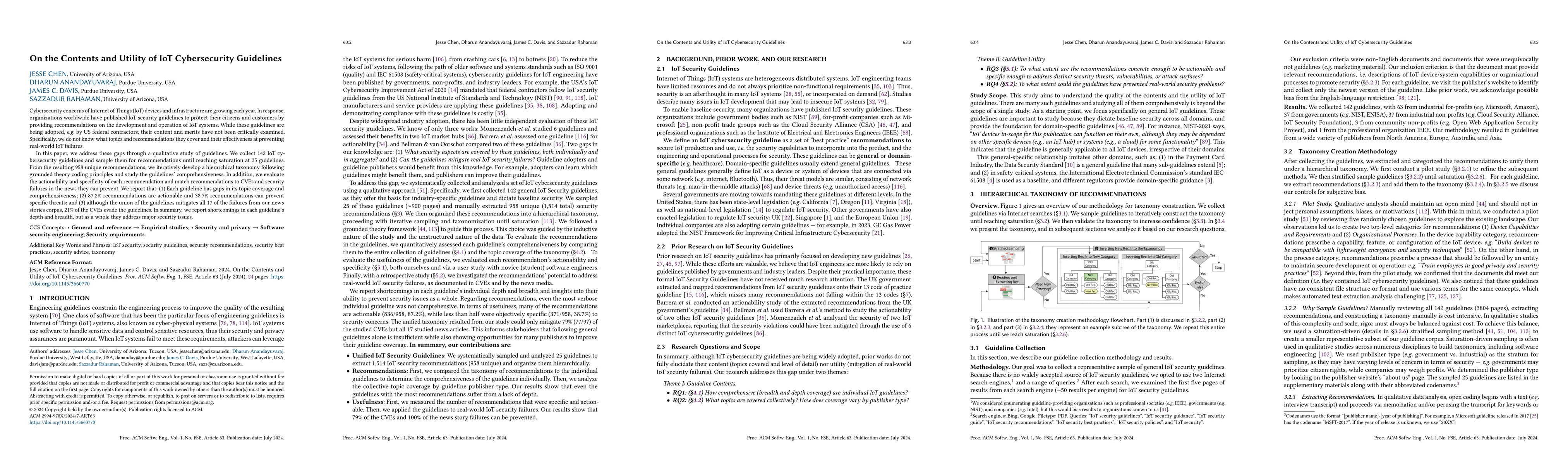 Thumbnail for On the Contents and Utility of IoT Cybersecurity Guidelines