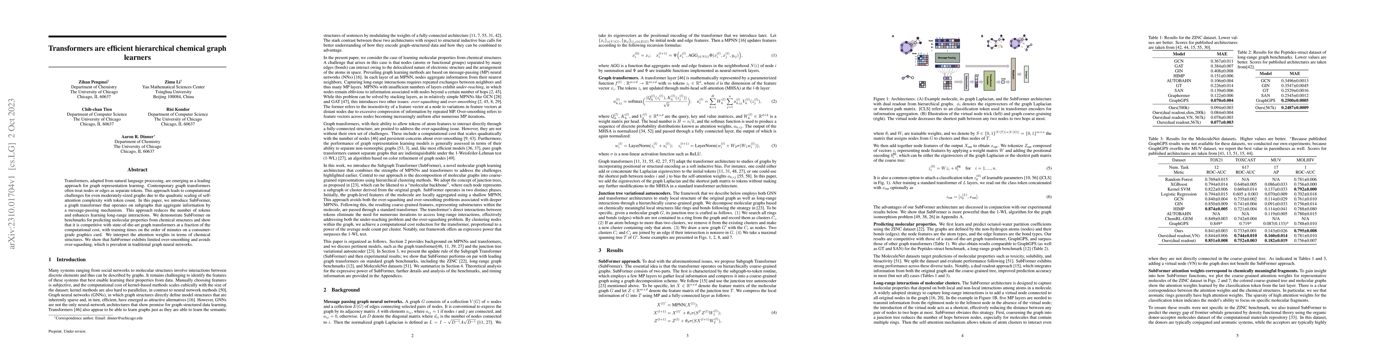 Thumbnail for Transformers are efficient hierarchical chemical graph learners
