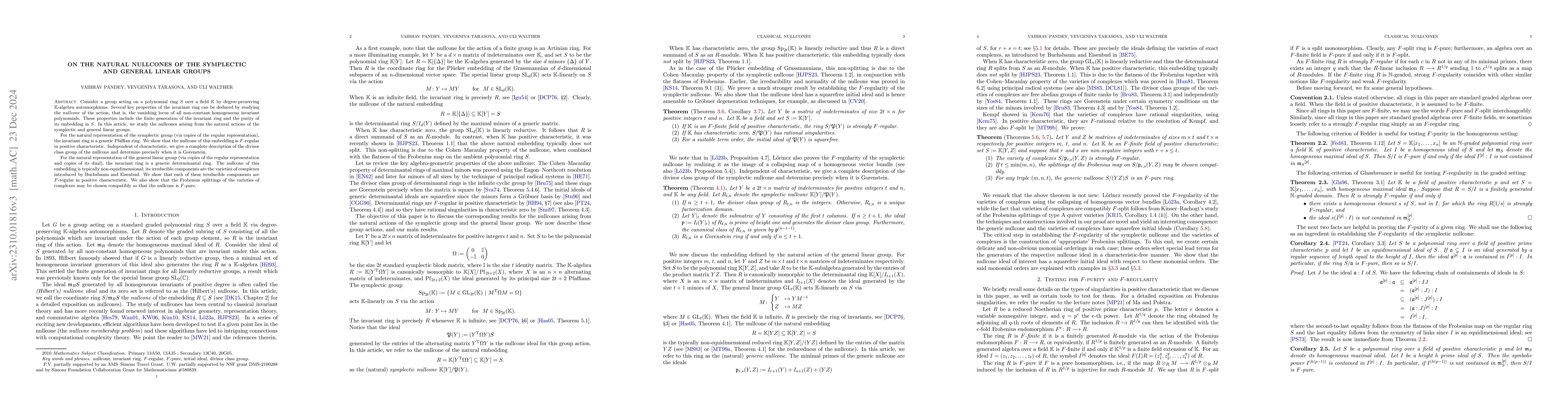 Thumbnail for On the natural nullcones of the symplectic and general linear groups
