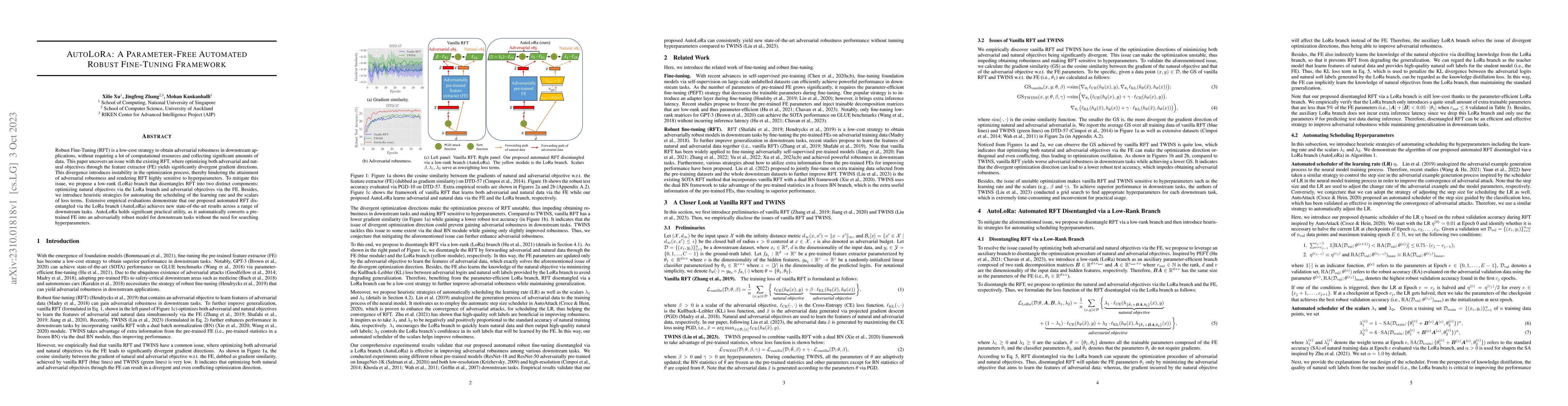 Thumbnail for AutoLoRa: A Parameter-Free Automated Robust Fine-Tuning Framework