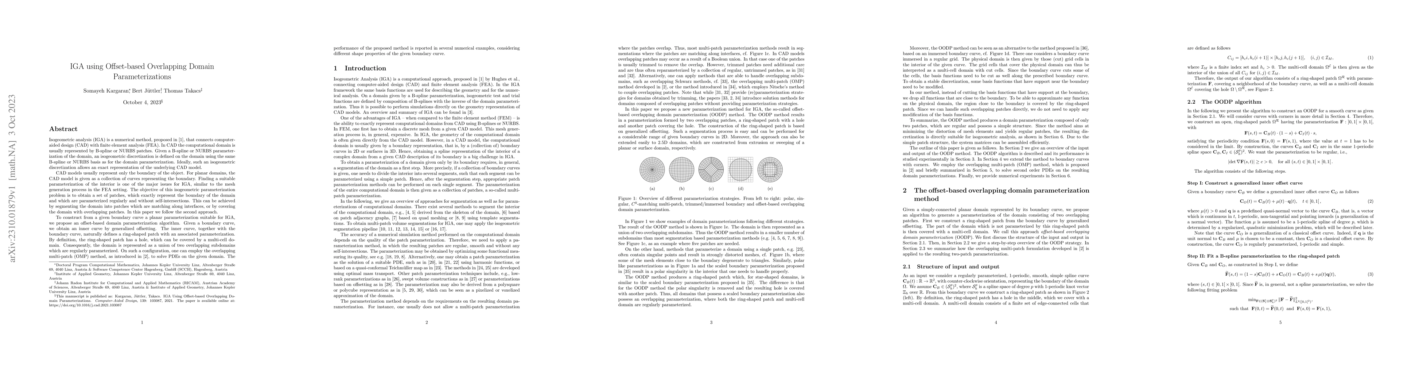 Thumbnail for IGA Using Offset-based Overlapping Domain Parameterizations