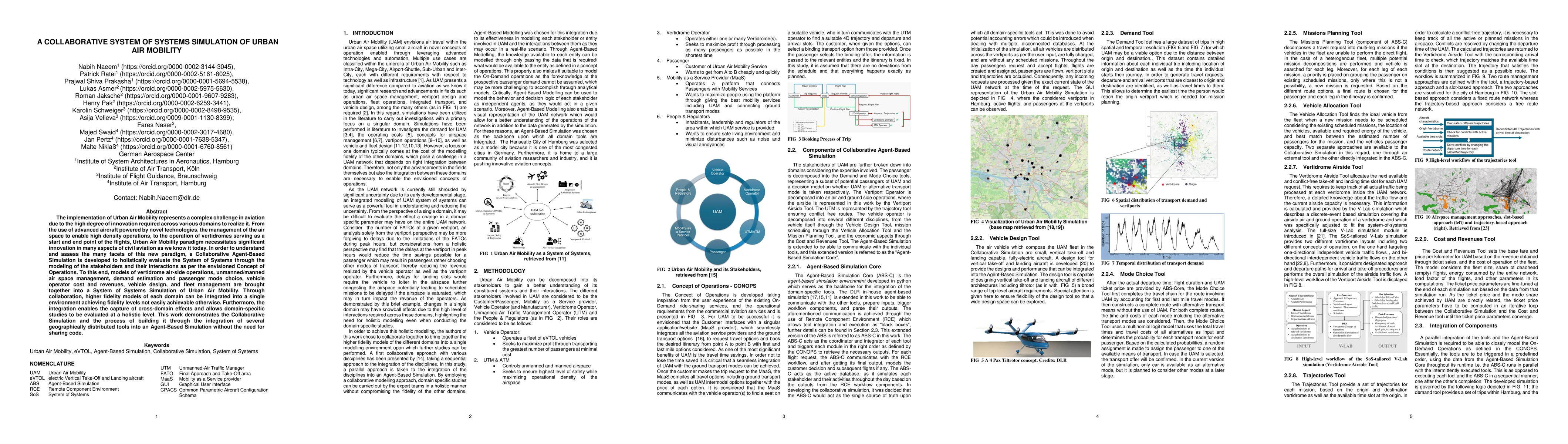 Thumbnail for A Collaborative System of Systems Simulation of Urban Air Mobility