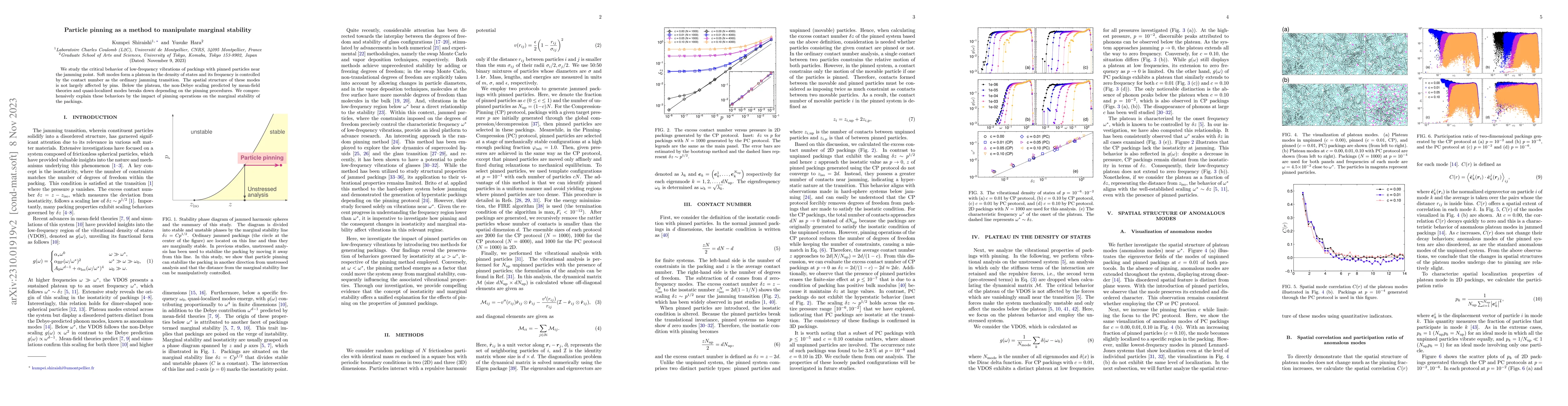 Thumbnail for Particle pinning as a method to manipulate marginal stability