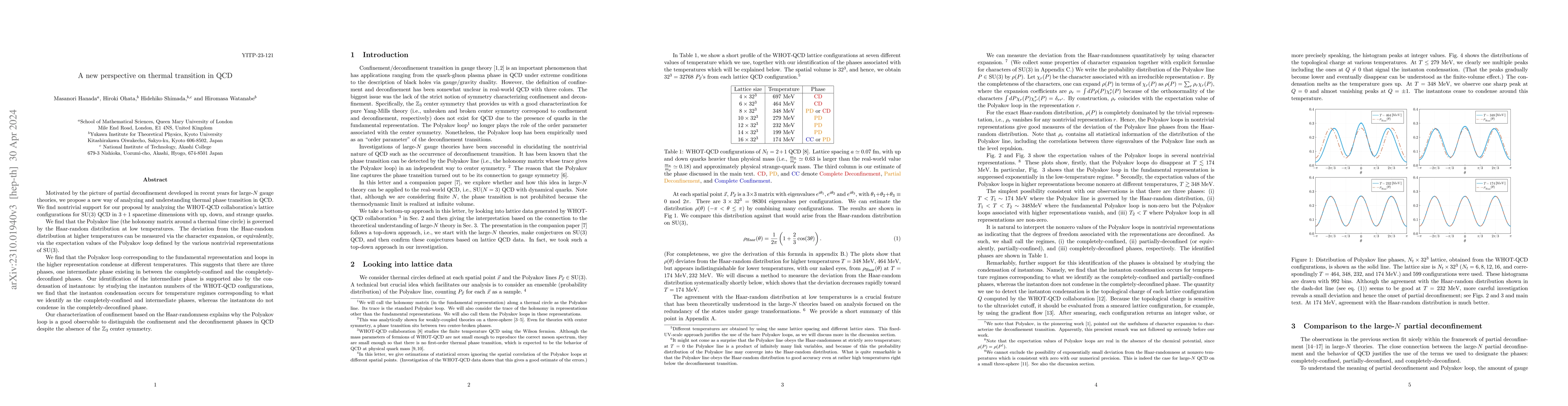 Thumbnail for A new perspective on thermal transition in QCD