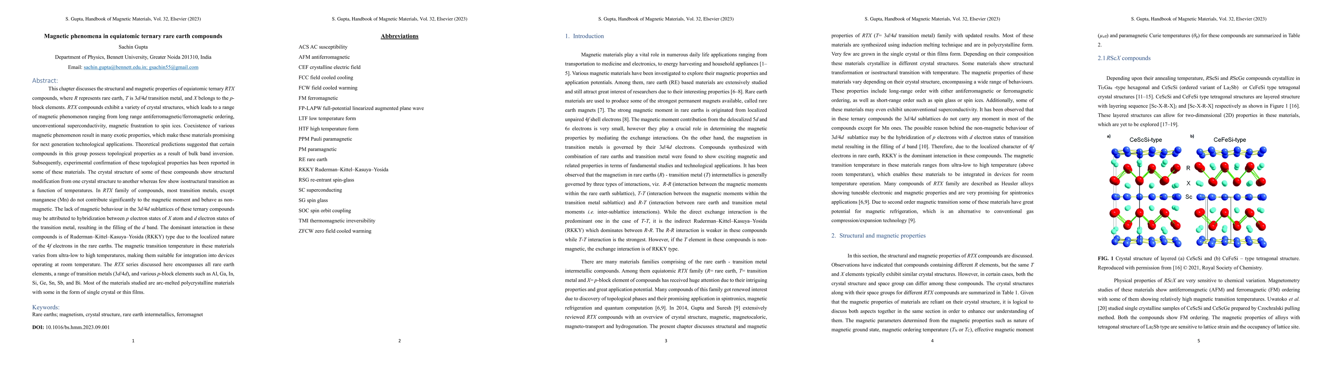 Thumbnail for Magnetic phenomena in equiatomic ternary rare earth compounds