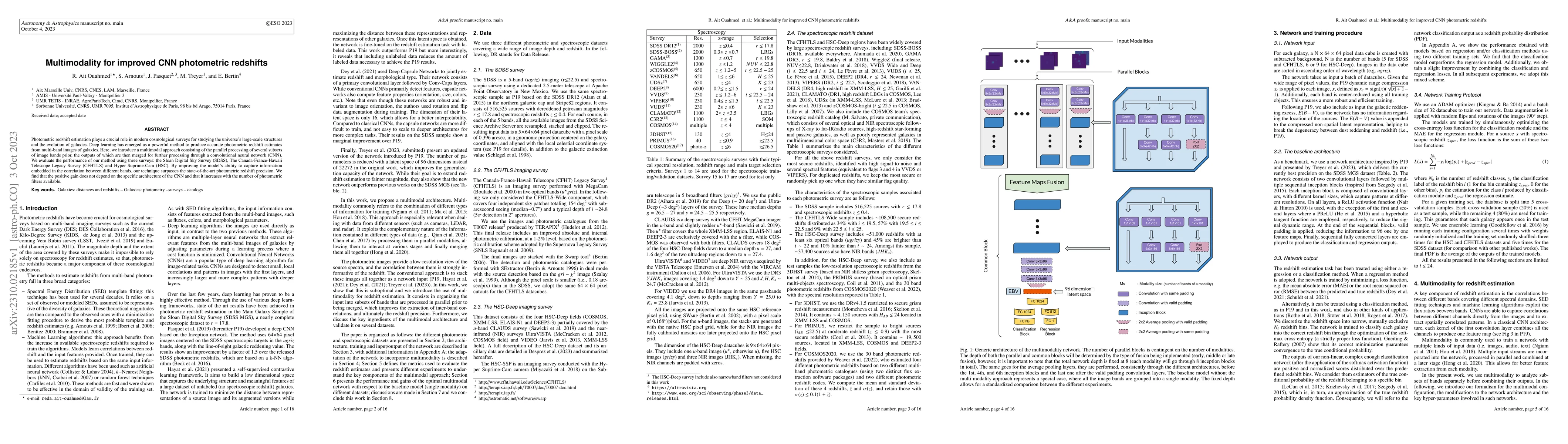 Thumbnail for Multimodality for improved CNN photometric redshifts