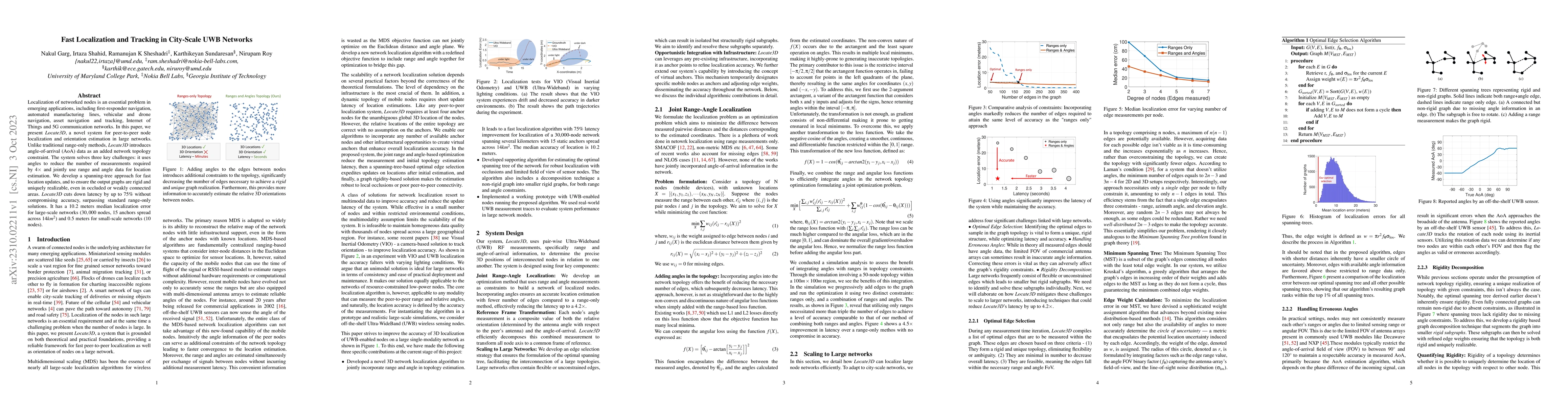 Thumbnail for Fast Localization and Tracking in City-Scale UWB Networks