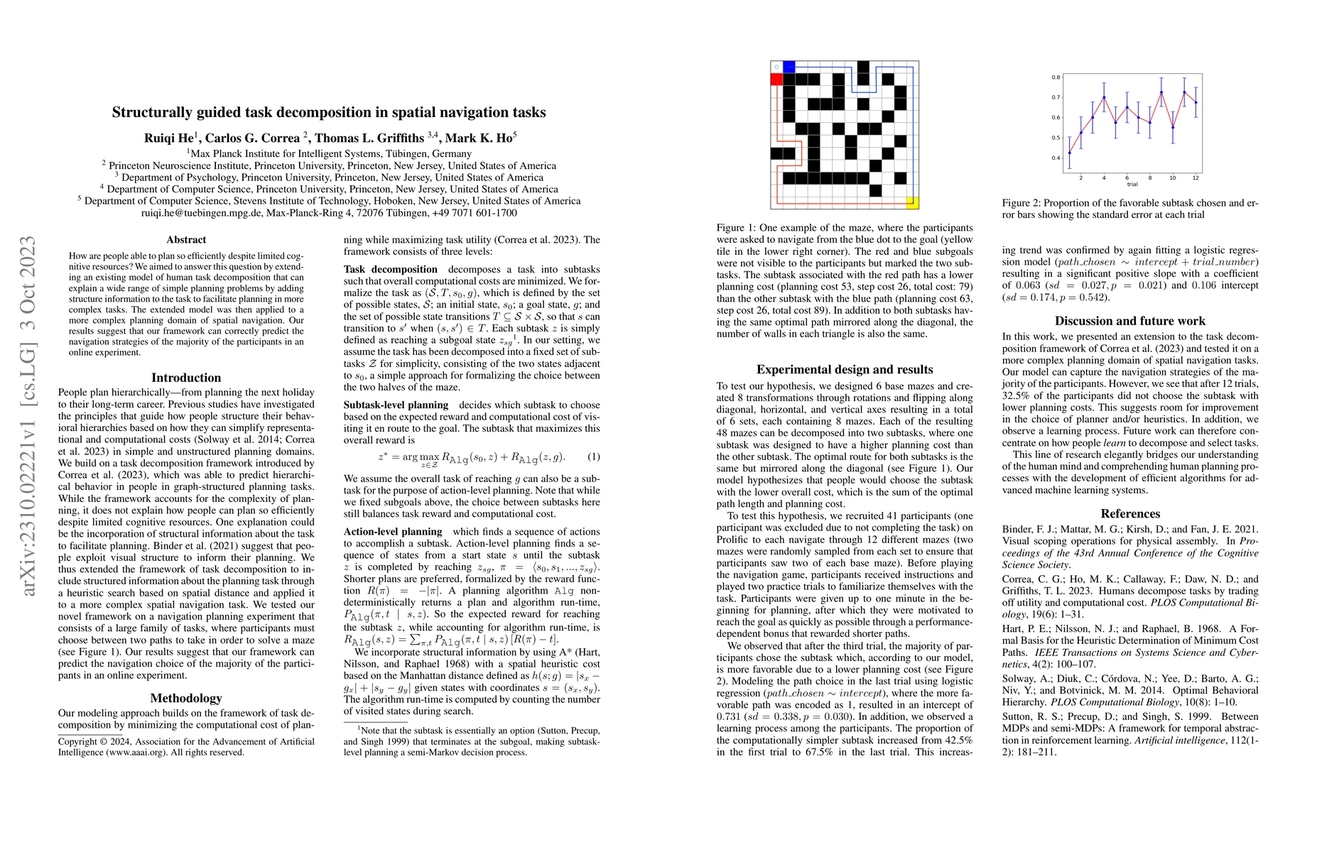 Thumbnail for Structurally guided task decomposition in spatial navigation tasks