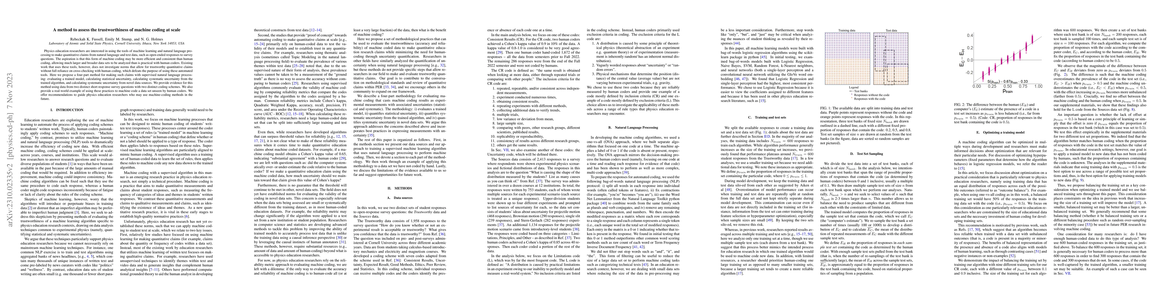 Thumbnail for A method to assess trustworthiness of machine coding at scale