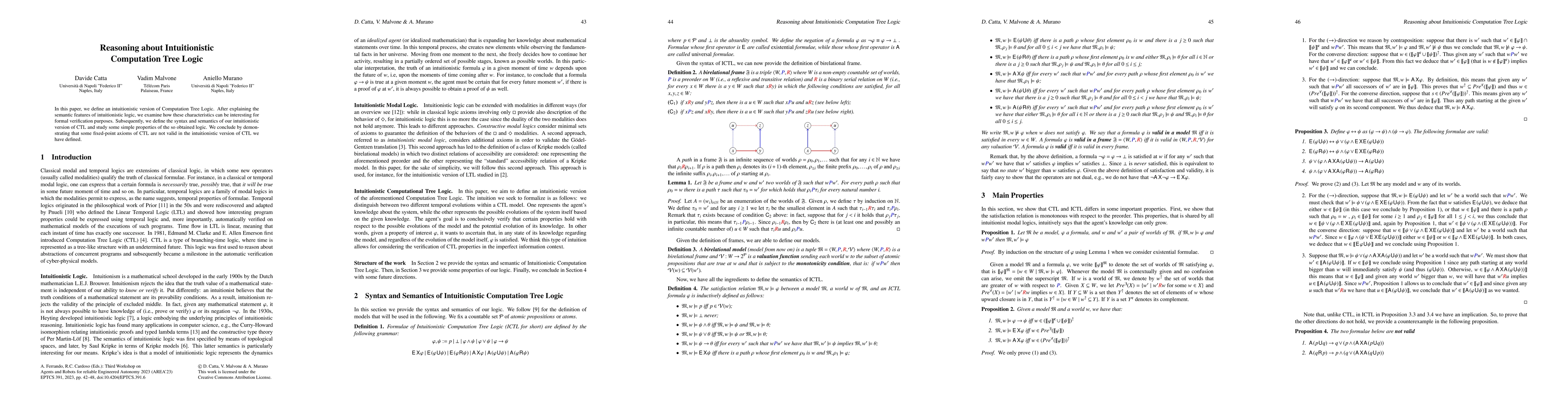 Thumbnail for Reasoning about Intuitionistic Computation Tree Logic
