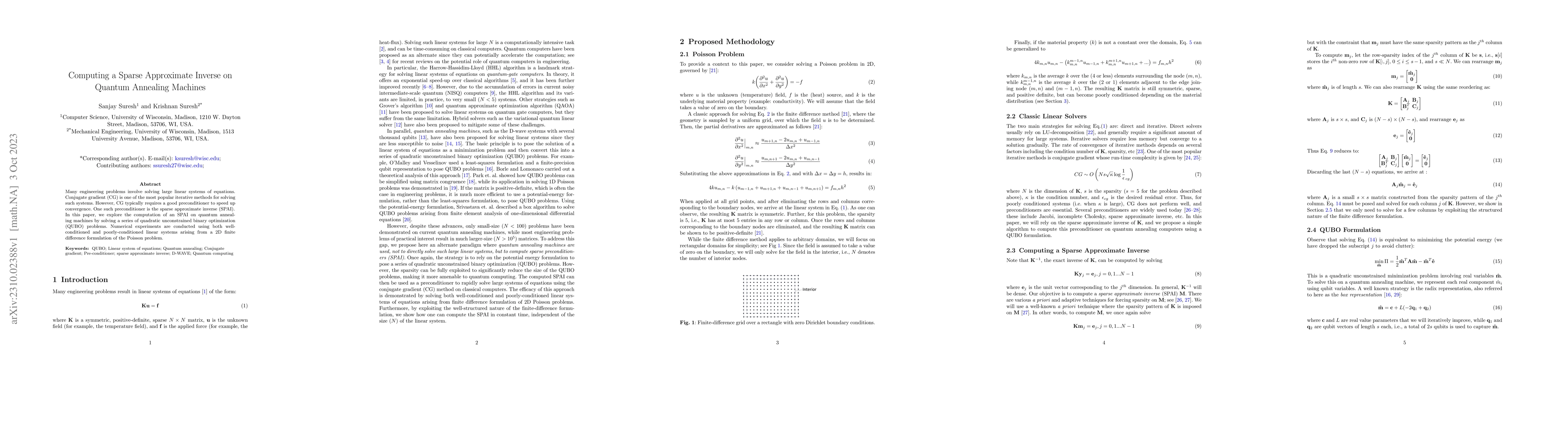 Thumbnail for Computing a Sparse Approximate Inverse on Quantum Annealing Machines