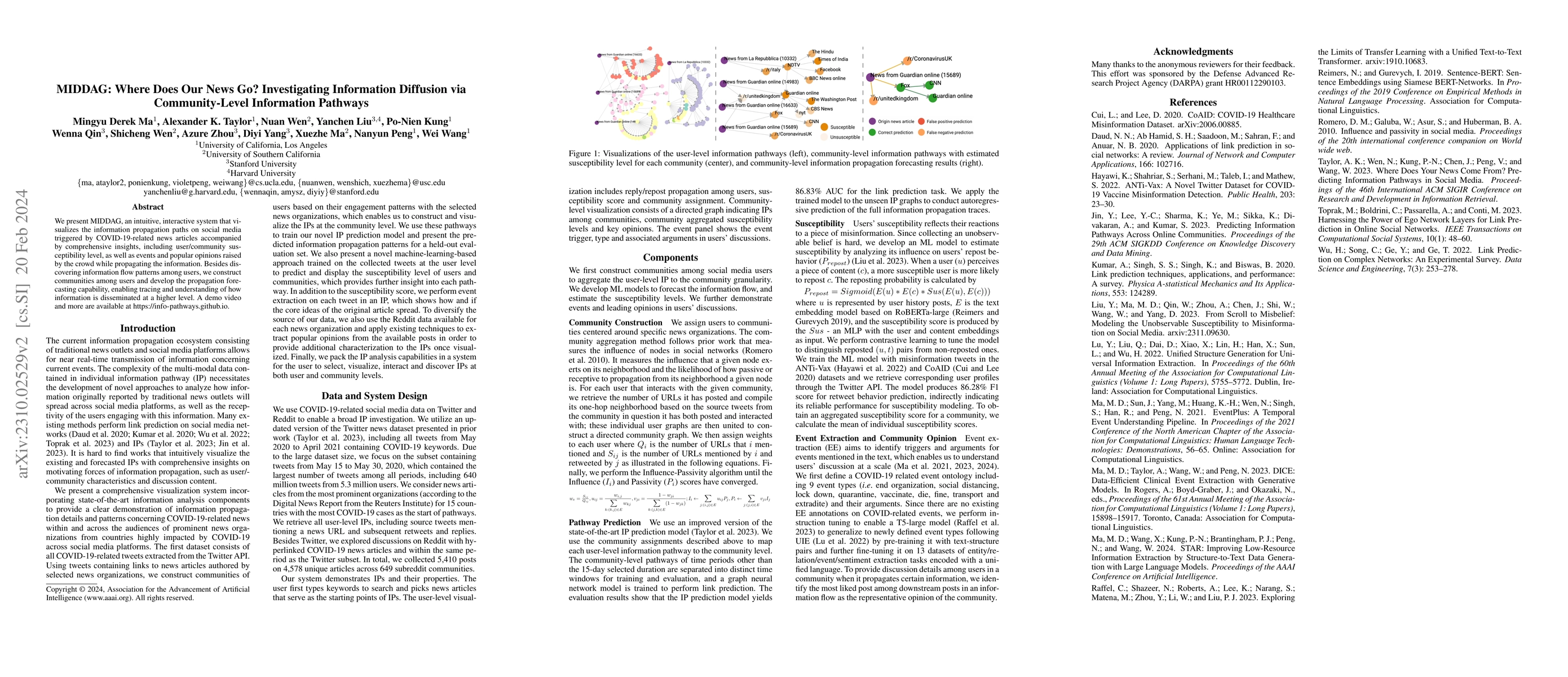 Thumbnail for MIDDAG: Where Does Our News Go? Investigating Information Diffusion via
  Community-Level Information Pathways