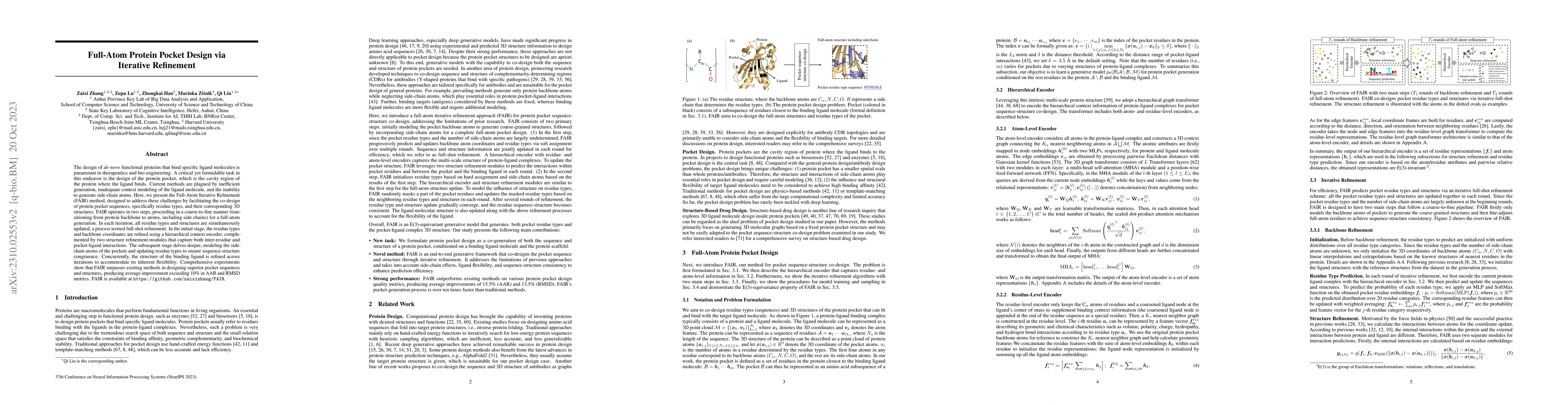 Thumbnail for Full-Atom Protein Pocket Design via Iterative Refinement