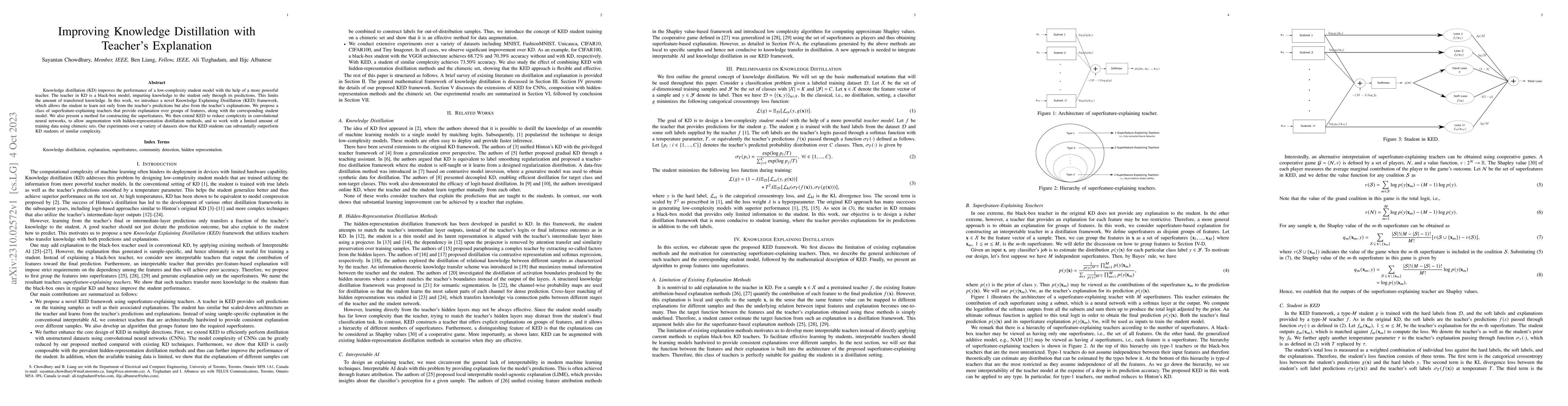 Thumbnail for Improving Knowledge Distillation with Teacher's Explanation