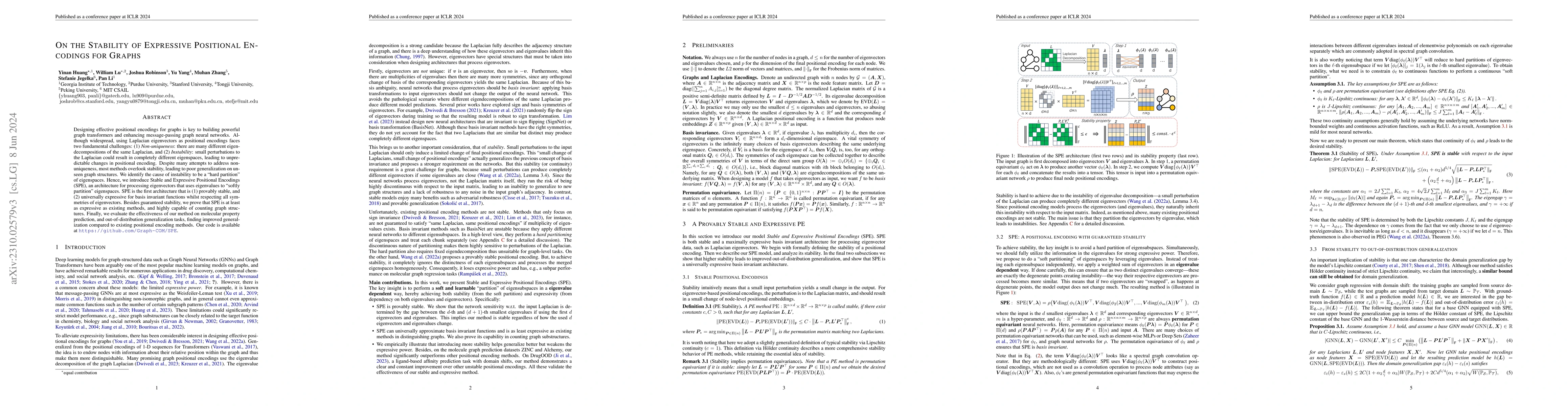Thumbnail for On the Stability of Expressive Positional Encodings for Graphs